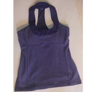 Lululemon Scoop Neck Tank - Violet & Gray (8)